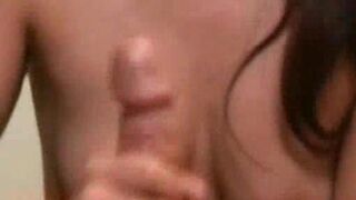 Kinky Brunette Gal Roxy Jezel Jerks Off Package